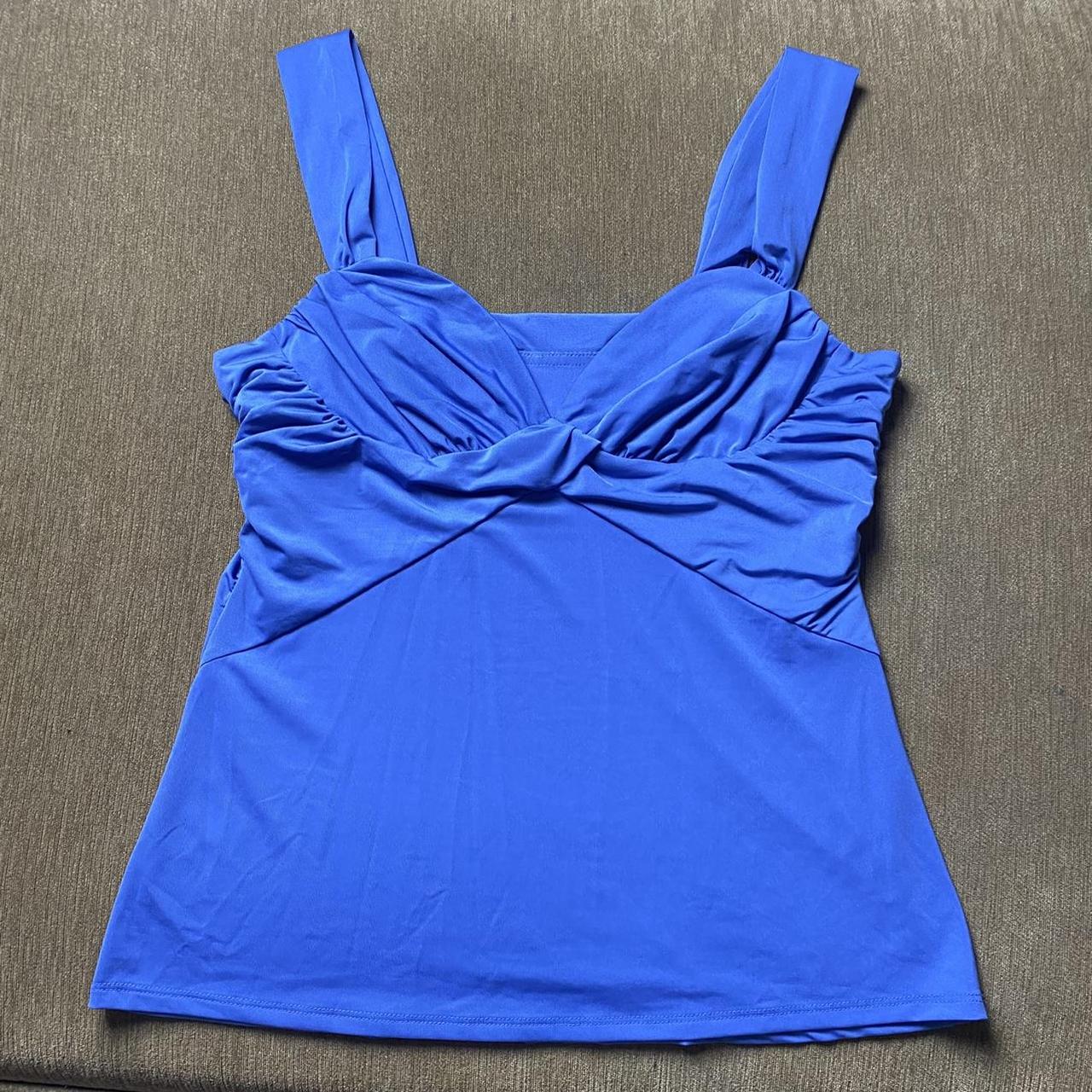 FREDERICK’S OF HOLLYWOOD Y2K BLUE TOP💙 Adorable and... - Depop