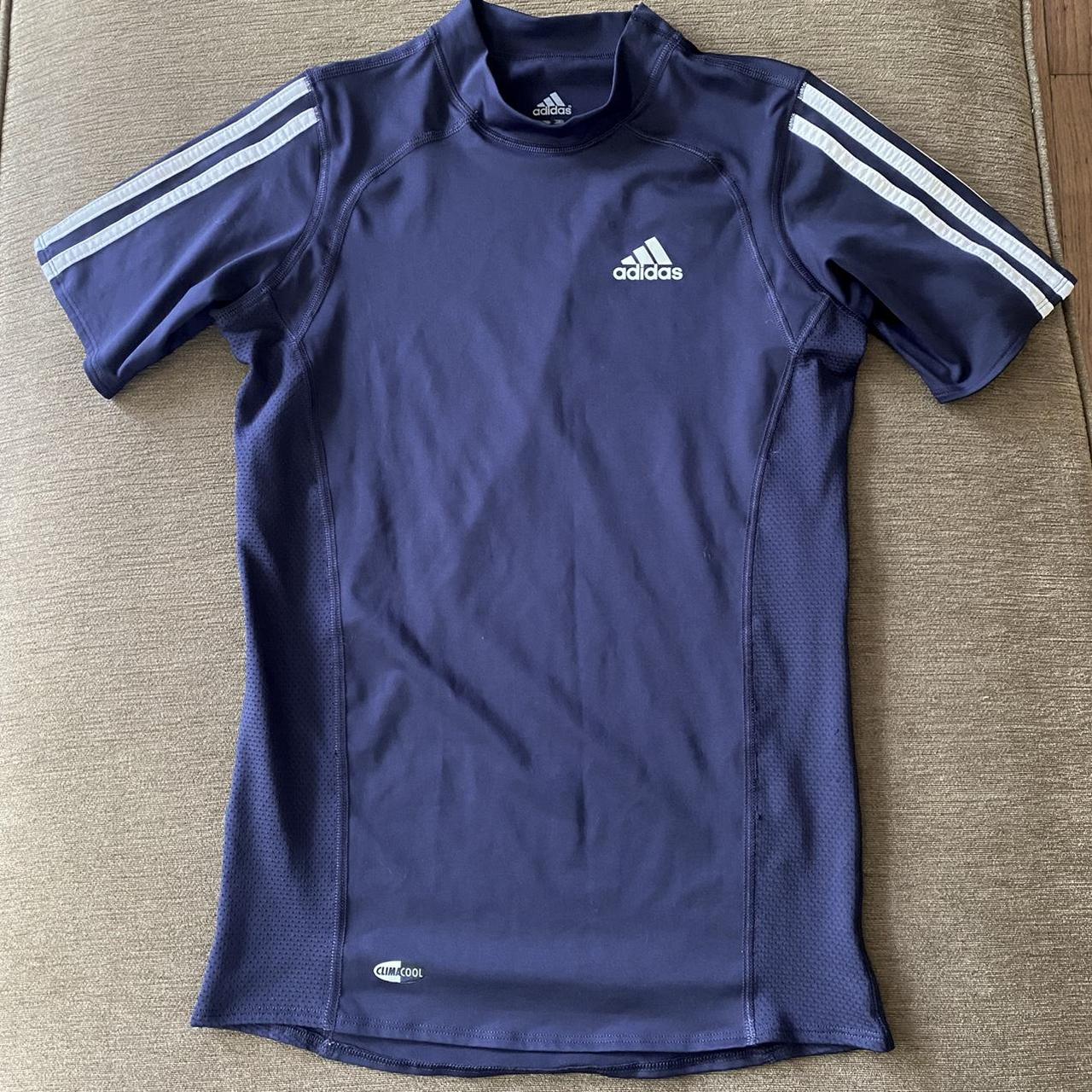 Adidas Navy Shirt | Depop