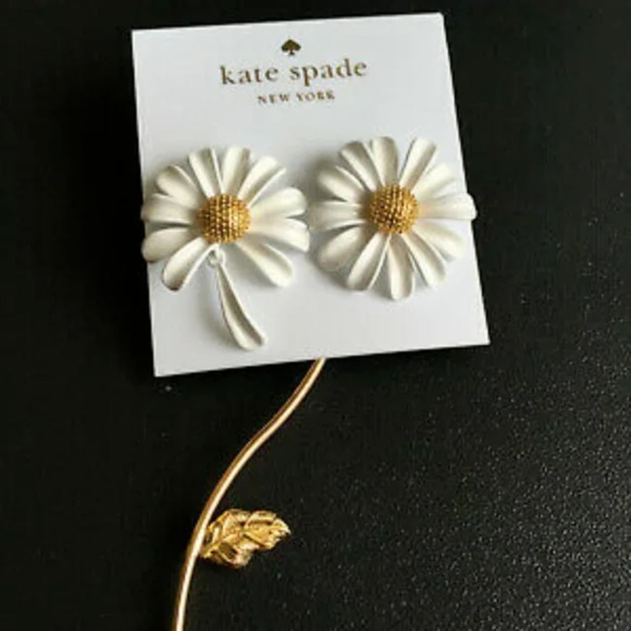 kate spade into the bloom statement earrings