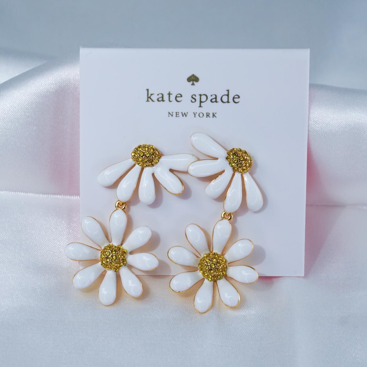 Kate Spade New York Women's Gold and White Jewellery | Depop