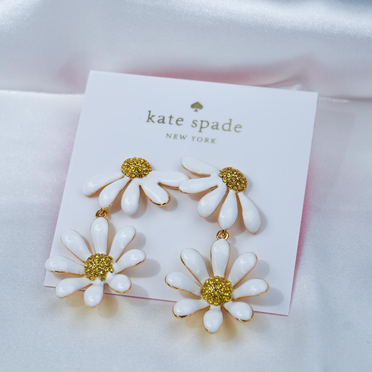 Kate Spade New York Women's Gold and White Jewellery | Depop