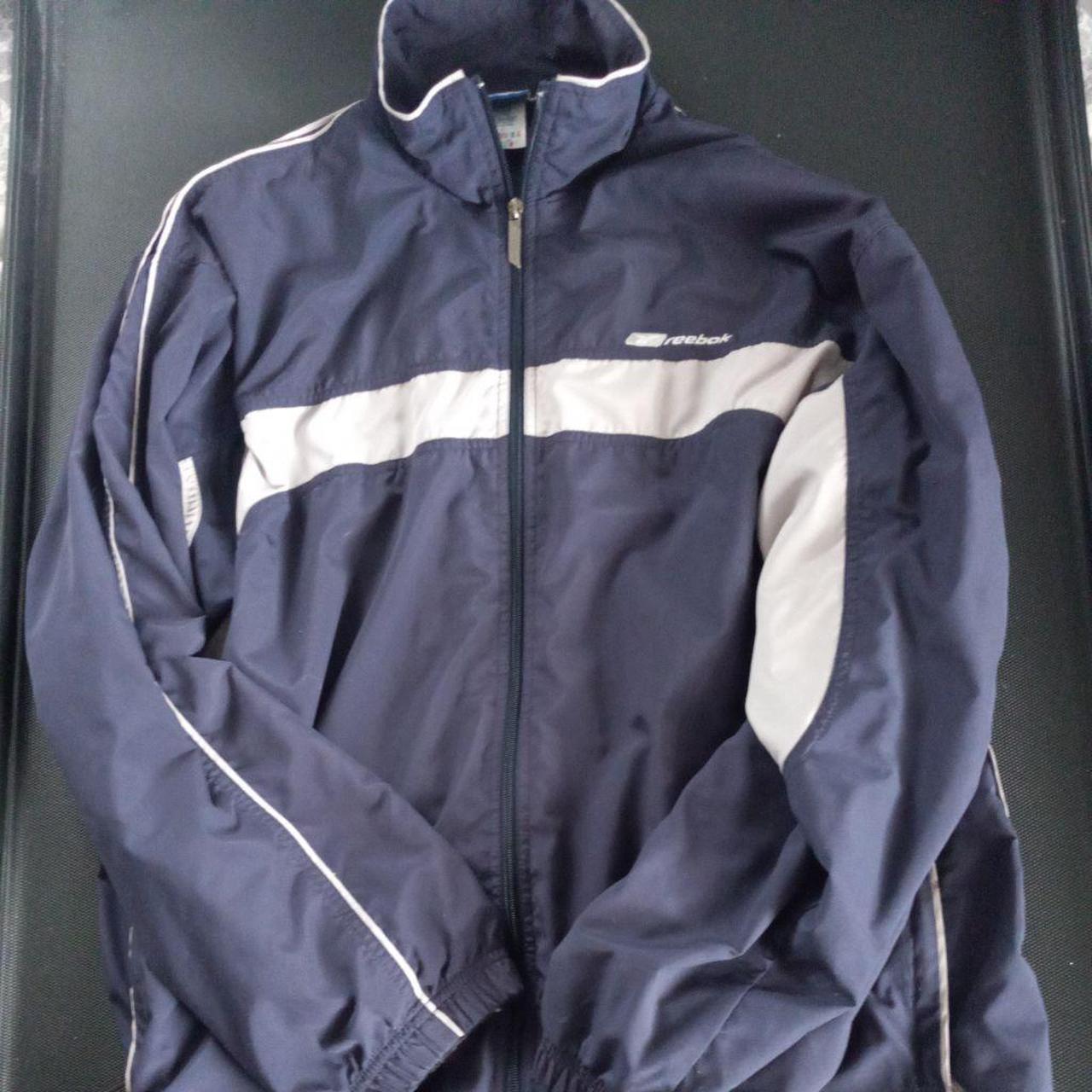 Vintage Late90s/EarlyY2K Reebok Windbreaker Jacket... - Depop