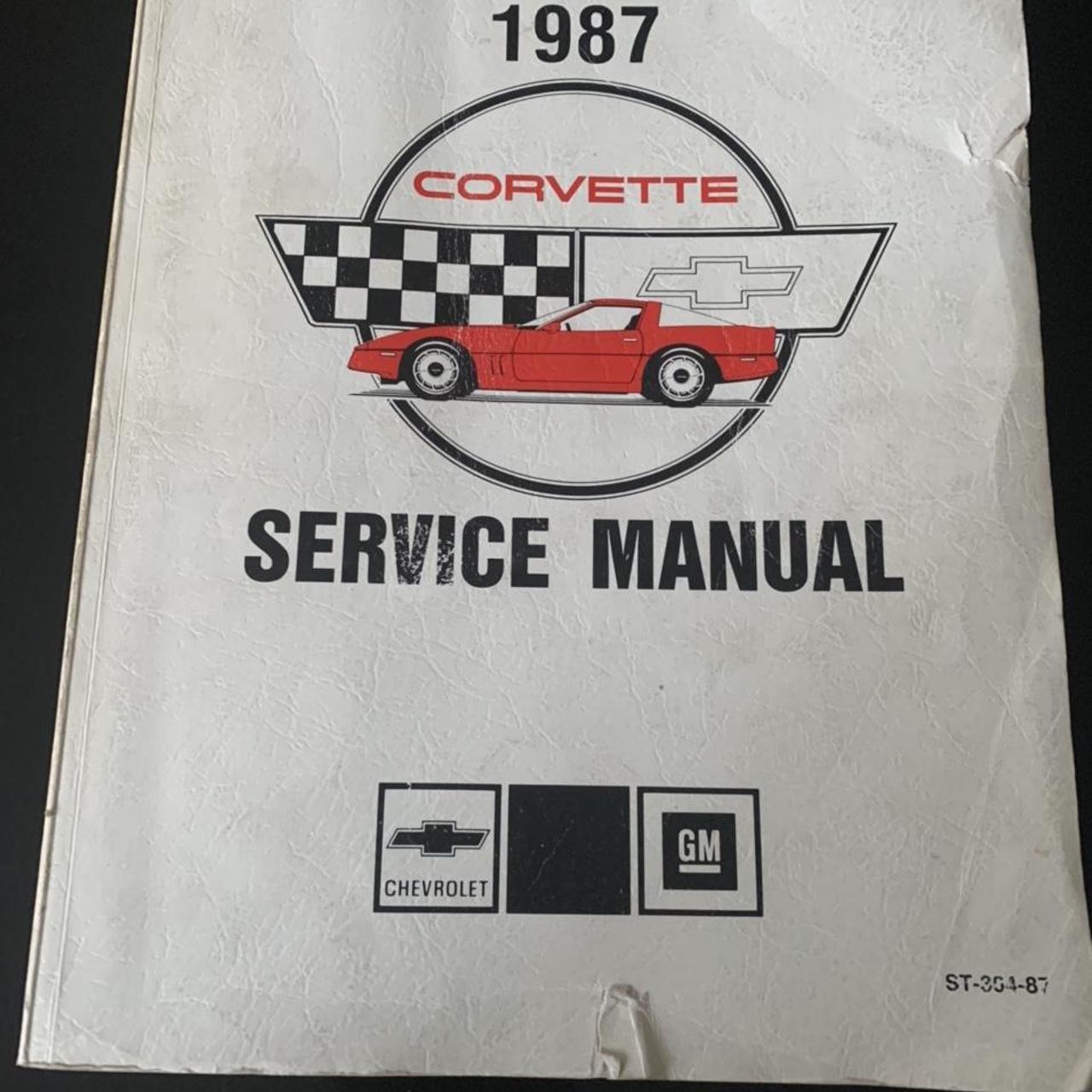 1988 CORVETTE SERVICE MANUAL PDF visual data 5