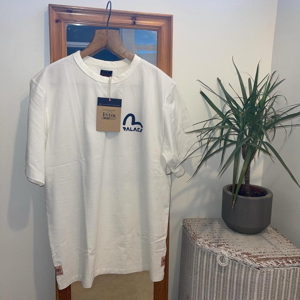 Palace Evisu Seagull T-shirt White Size L Brand... - Depop