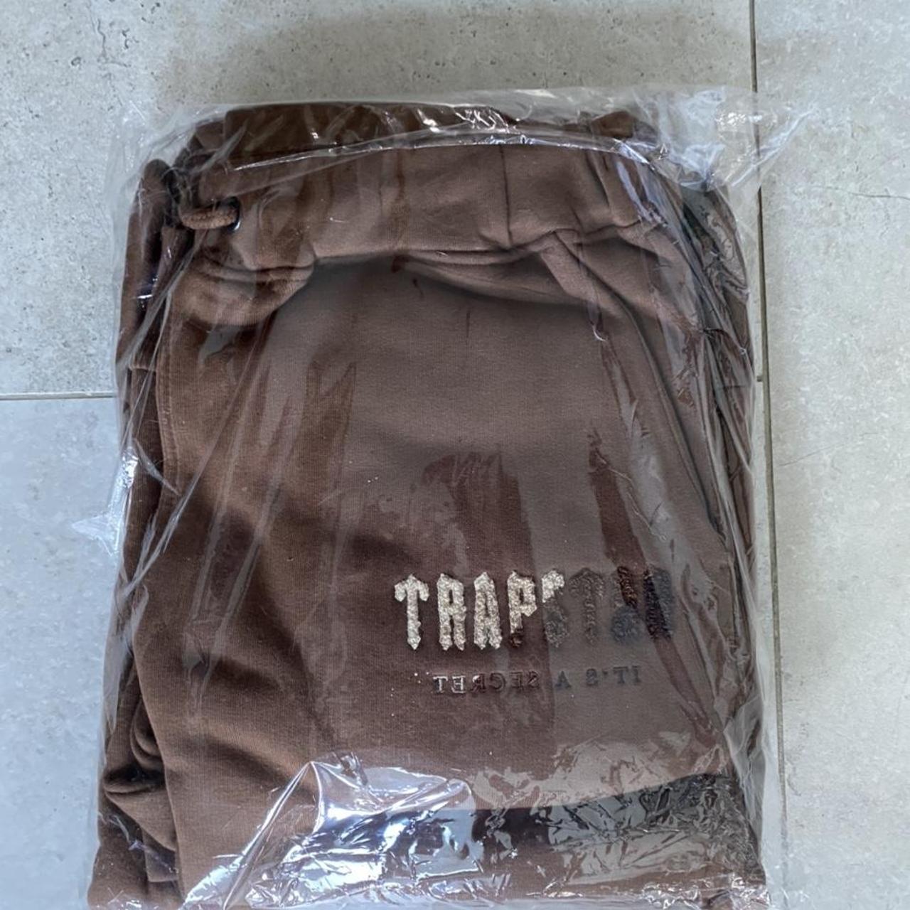 Trapstar Chenille Decoded Hoodie Tracksuit Earth... Depop