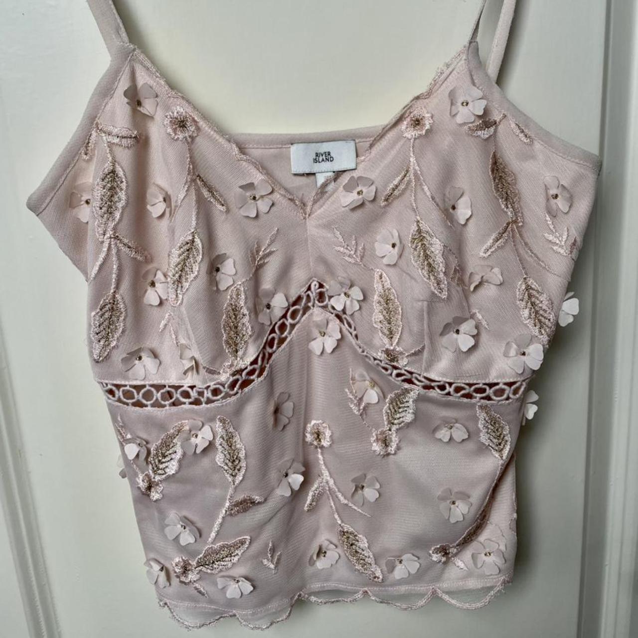 Pretty In Pink River Island Top. Perfect For Summer - Depop