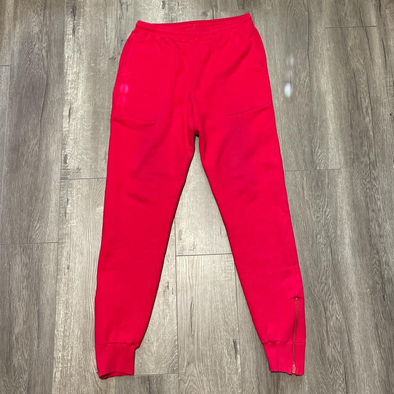 Izod Men's Red and Blue Joggers-tracksuits | Depop