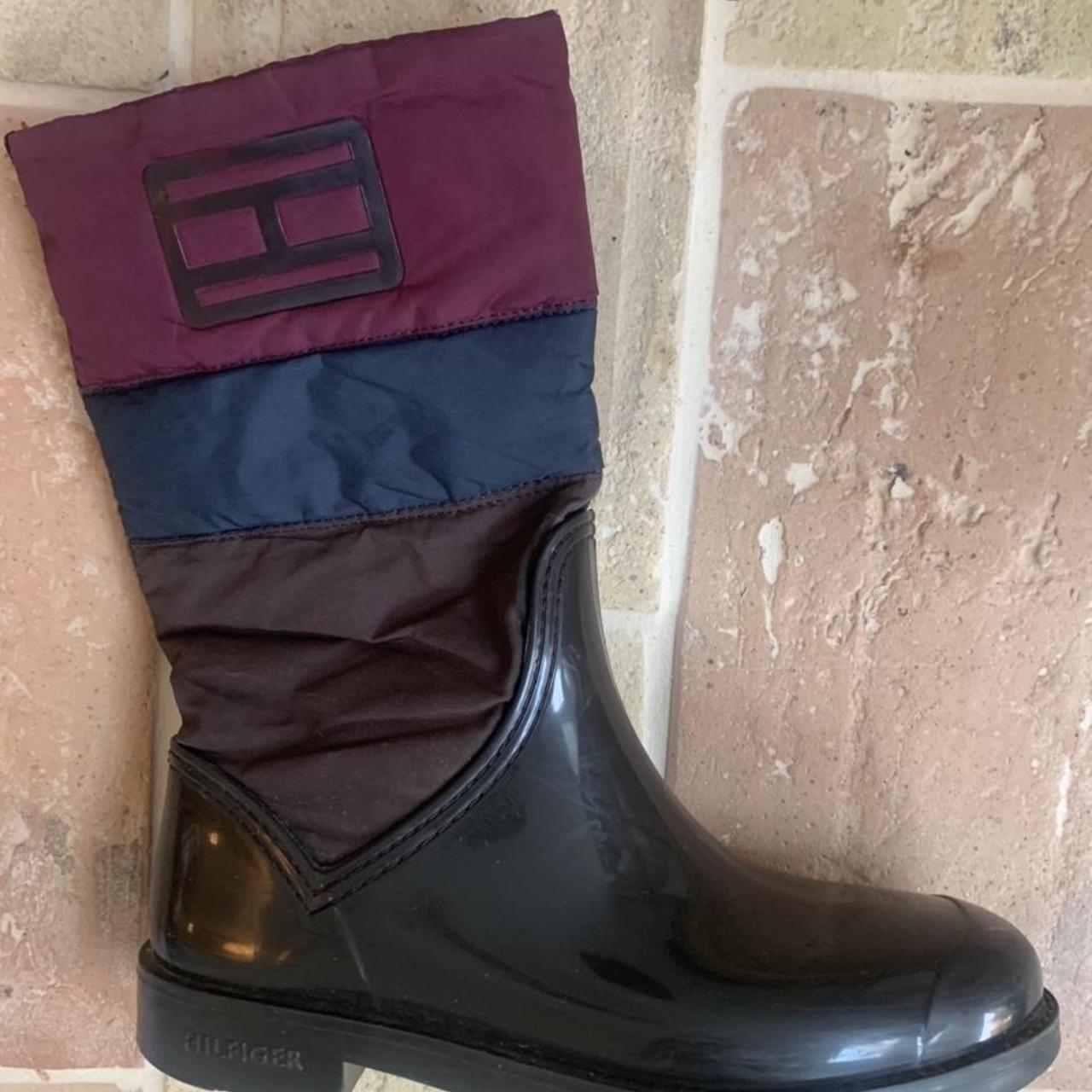 combat boots tommy hilfiger