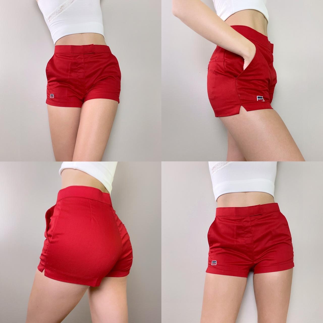 Levi's Women's Red Shorts Depop