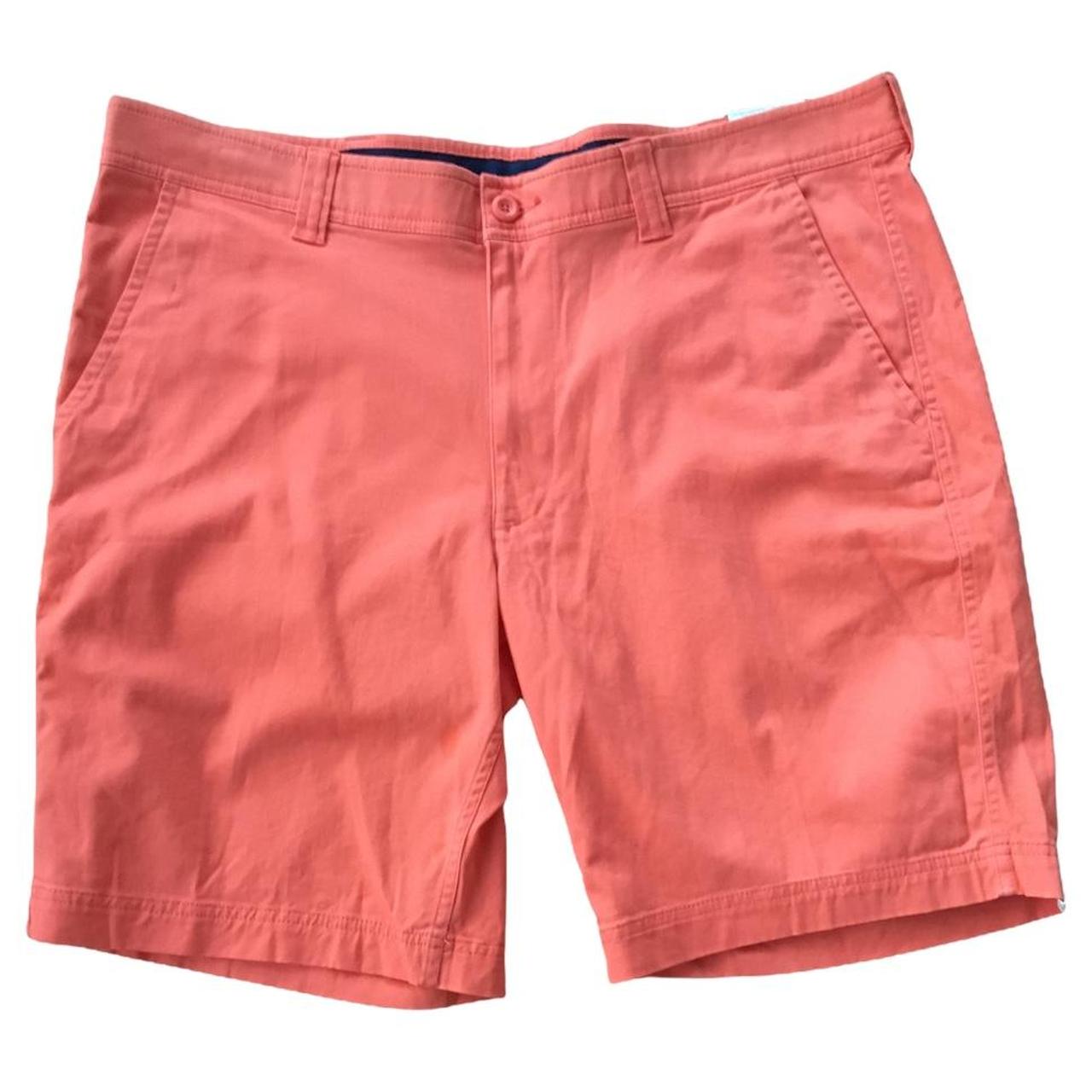 John's Bay Men's Chino Short in Orange Depop