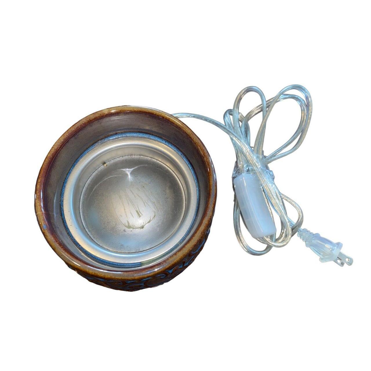 Yankee Candle Wax Warmer Model SPW42 Blue & Brown... Depop