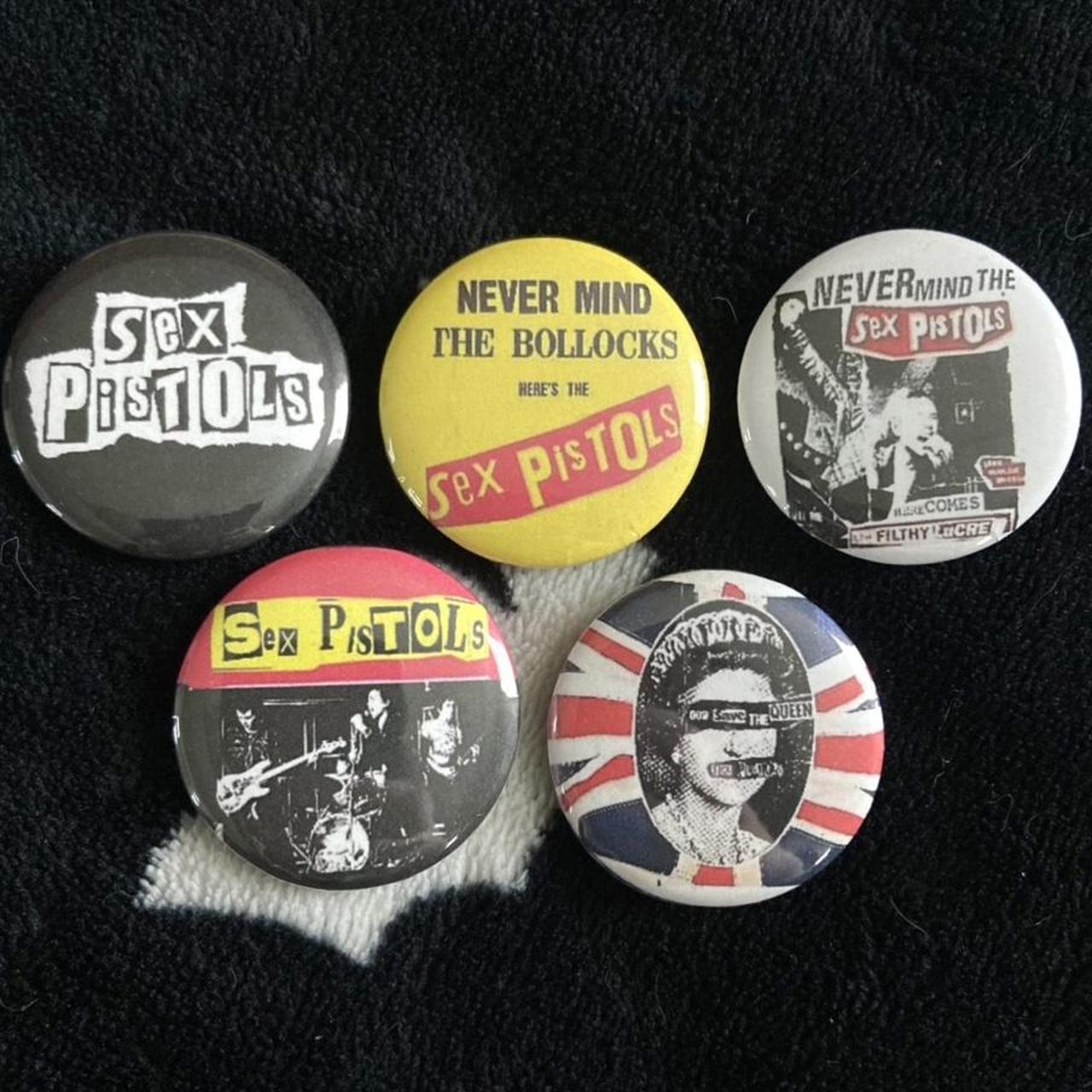 Sex Pistols Punk Band Pins The Price Stated Comes Depop 9371