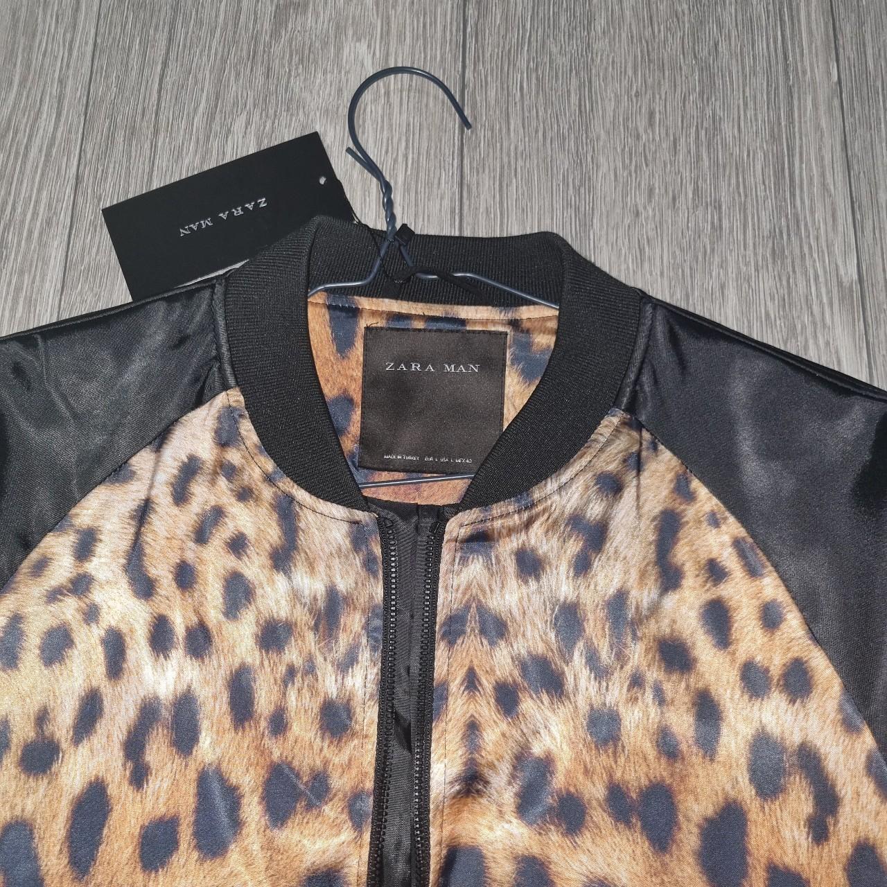 zara leopard print shirt mens