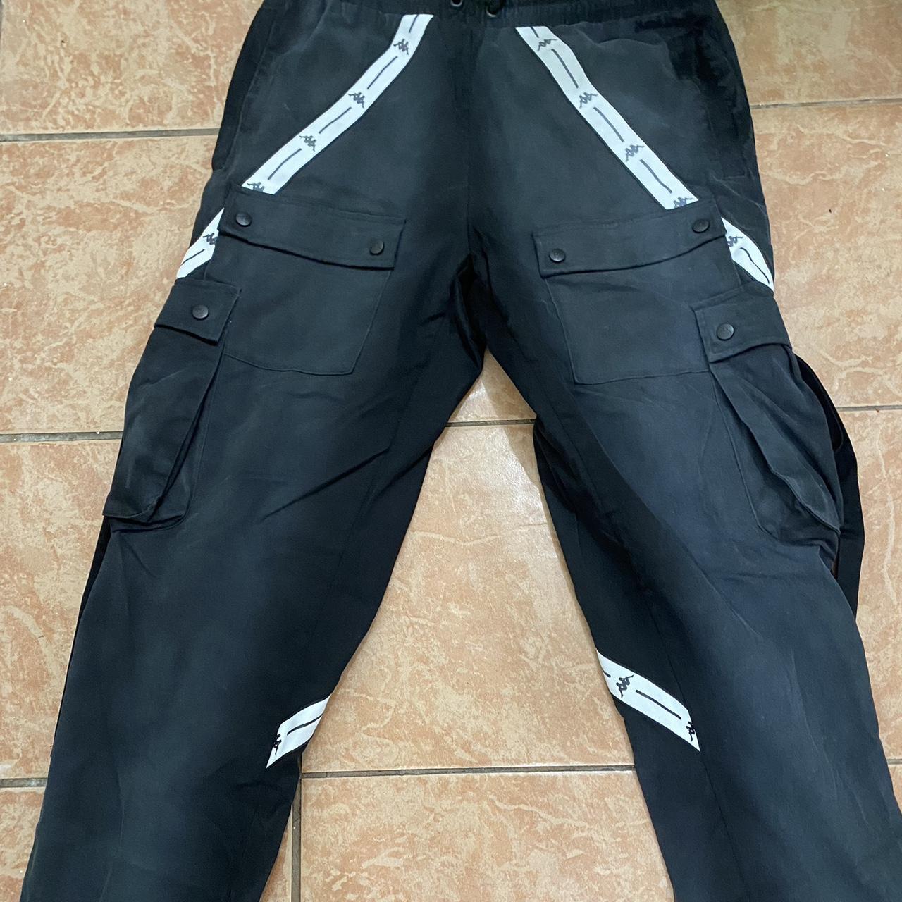 Kappa Jpn cargo pants (Medium but fits like... Depop