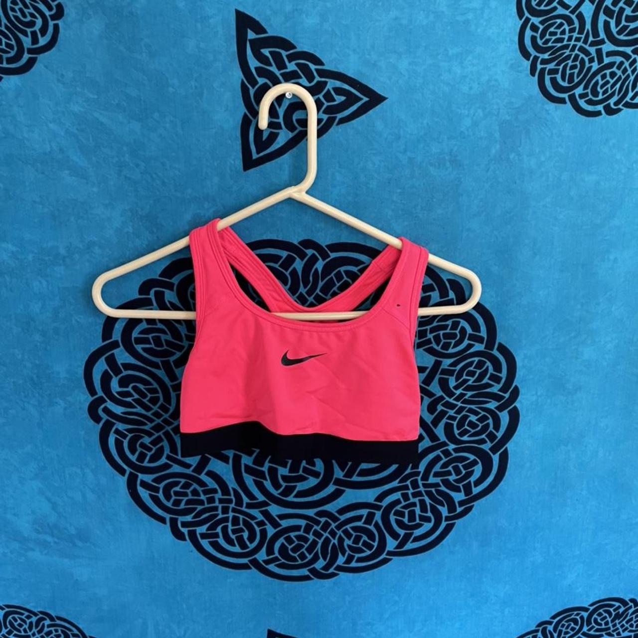 Nike sports bra Hot pink, dry fit, Nike sports bra... Depop