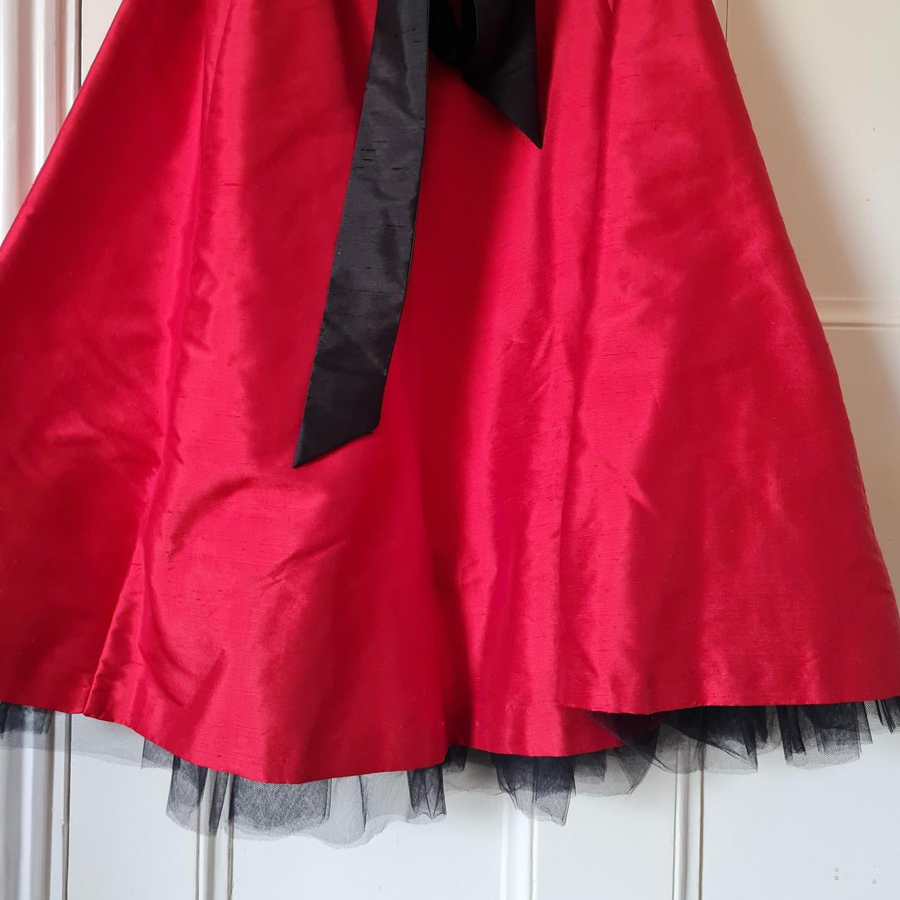 OASIS DRESS Beautiful red dress, size 10 from... Depop