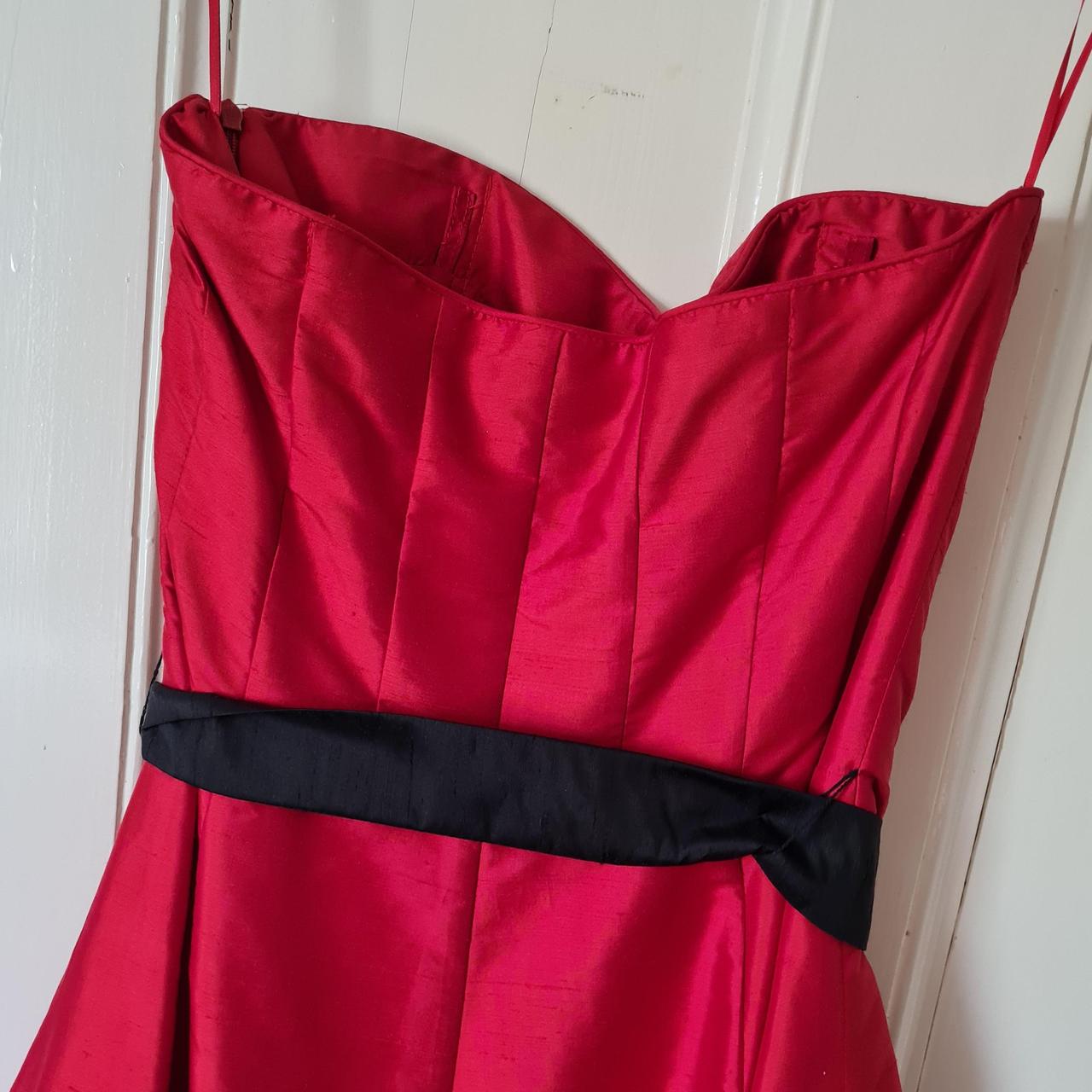 OASIS DRESS Beautiful red dress, size 10 from... Depop