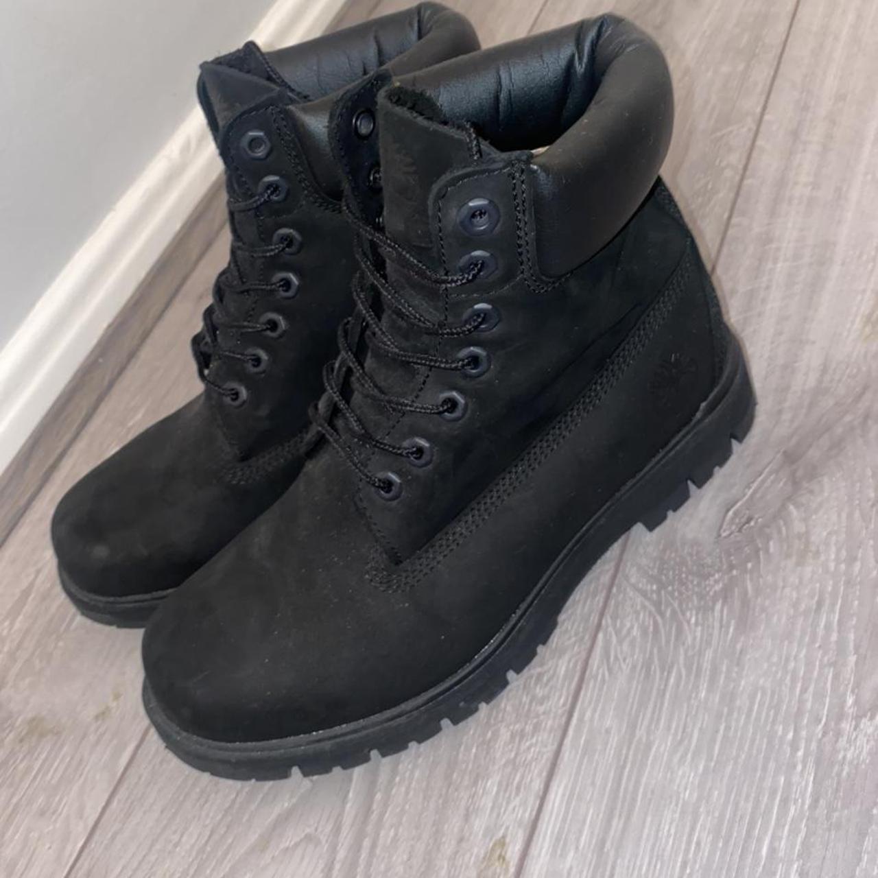 timberland 6 inch premium black nubuck