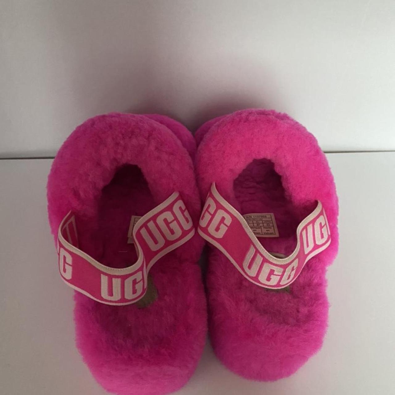 Very comfortable and fluffy #uggs #uggslides #slides - Depop