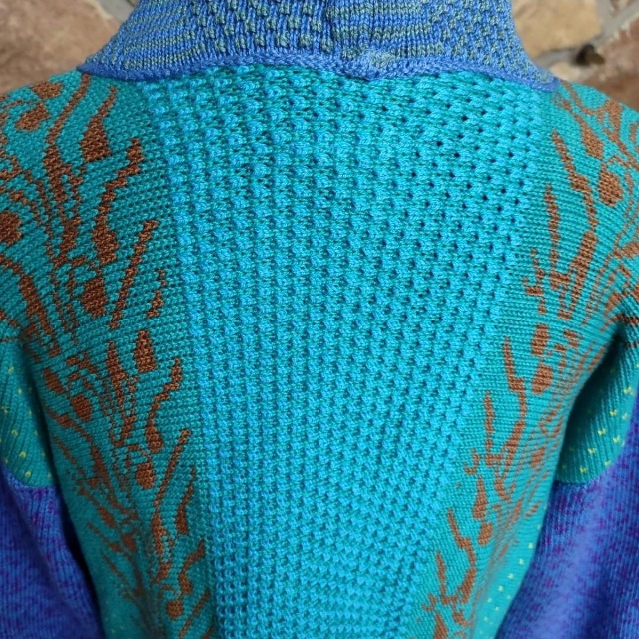 Vintage Veranda Wear Guatemalan Knit Cardigan online with Needlework Embroidery Sz M