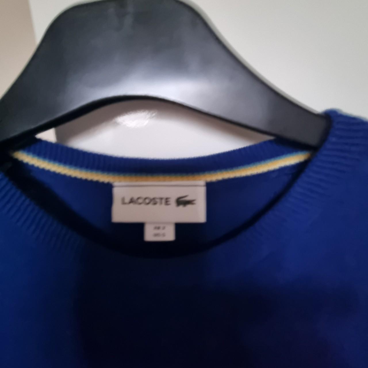 Mens Lacoste jumper size Small lacoste mens... Depop