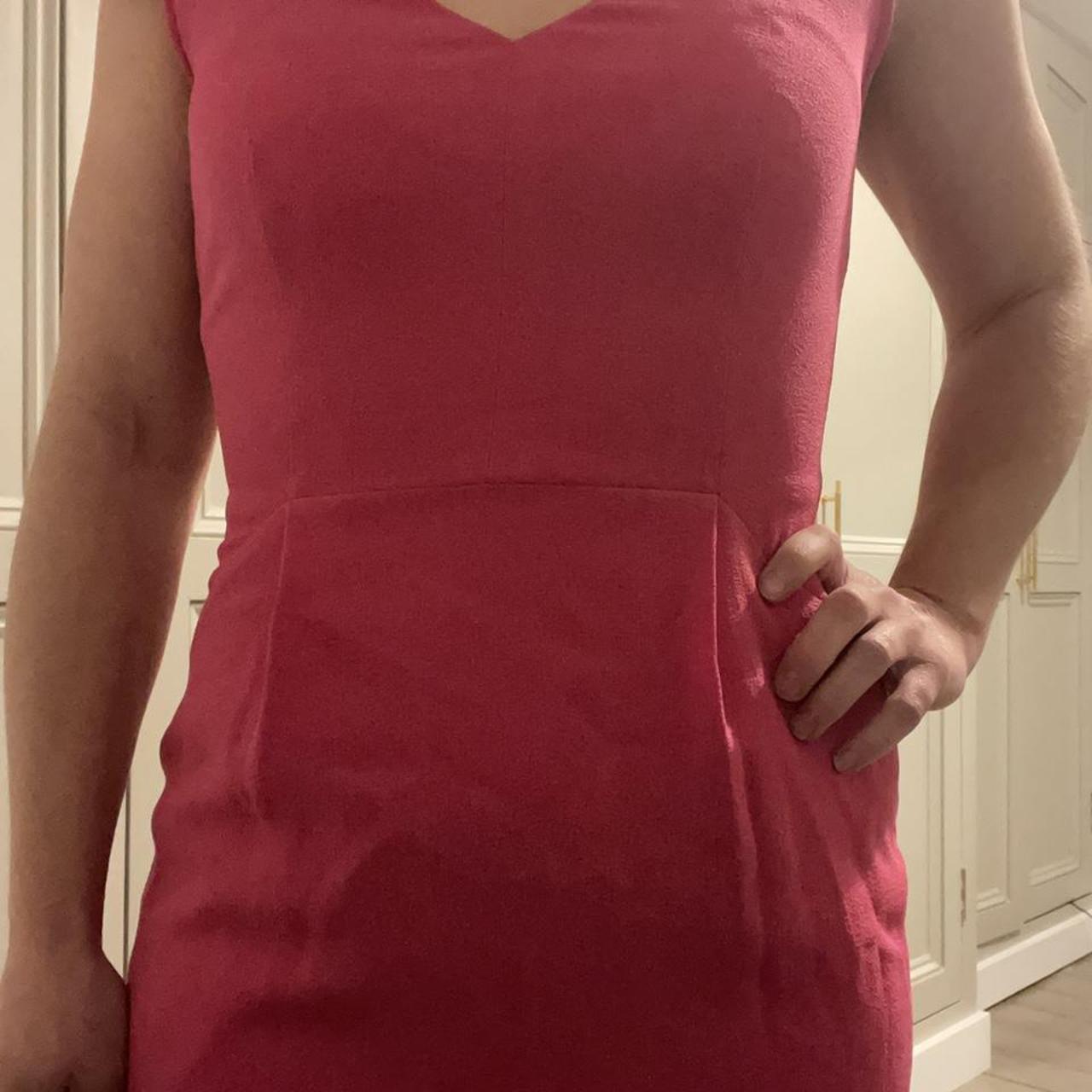 Hot pink lined H&M dress size 8 but will fit 810.... Depop