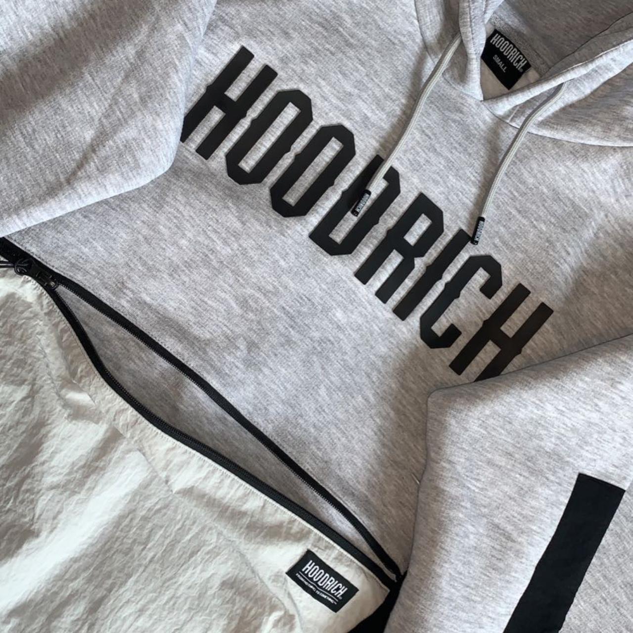 Mens grey and black Hoodrich full tracksuit, never... - Depop