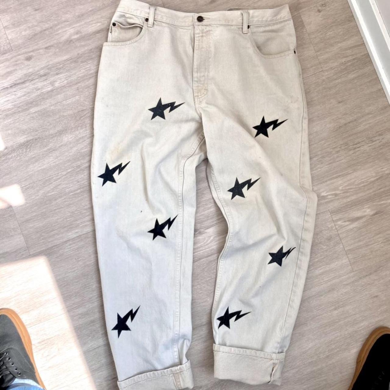 bapesta custom jeans