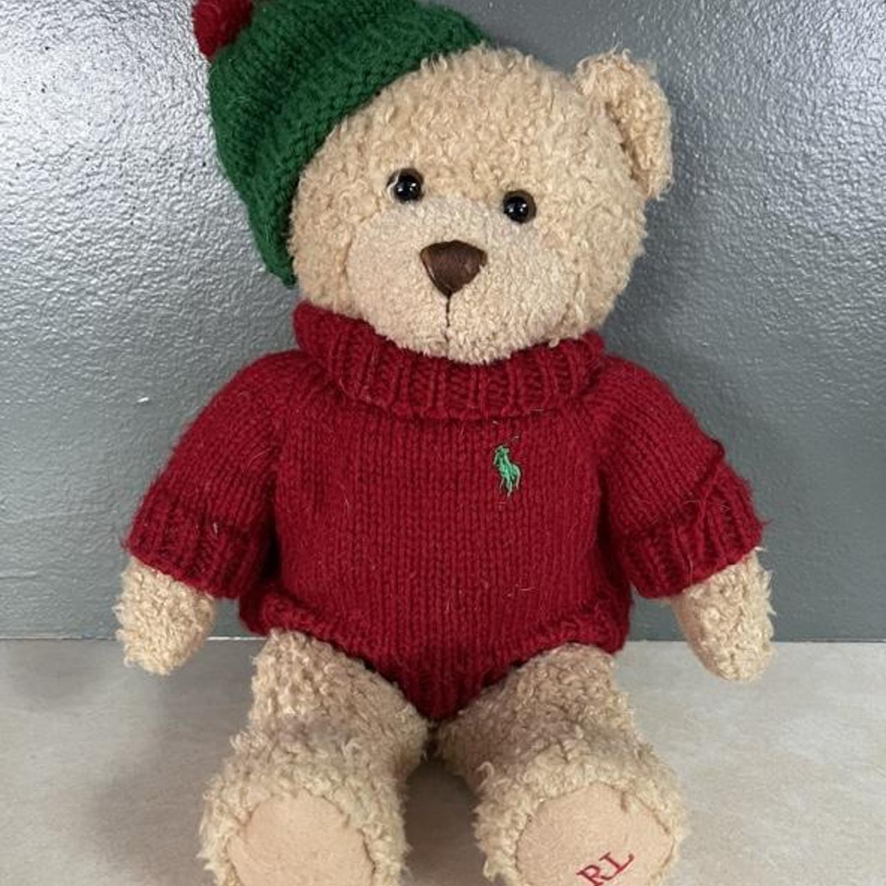 Ralph lauren stuffed teddy bear deals