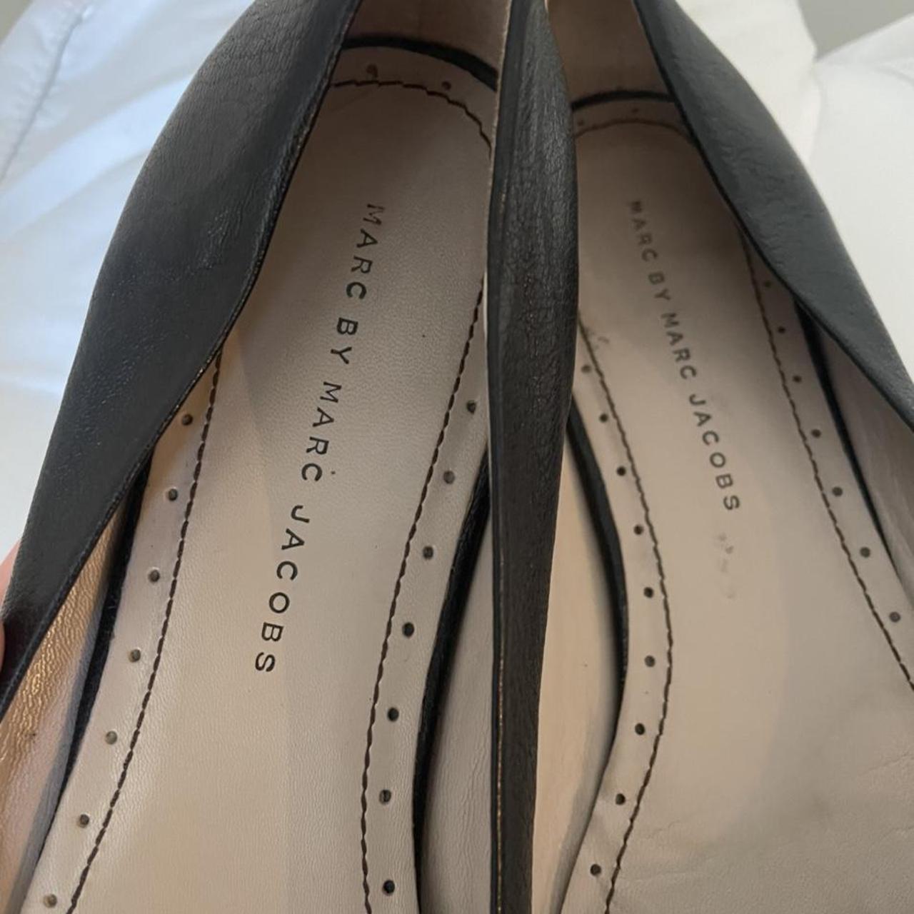 Marc by Marc Jacobs Women's Black Balletshoes Depop