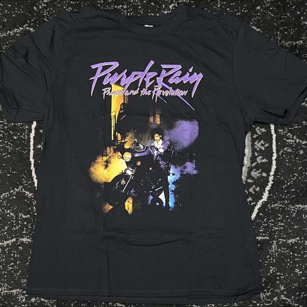 purple rain graphic tee