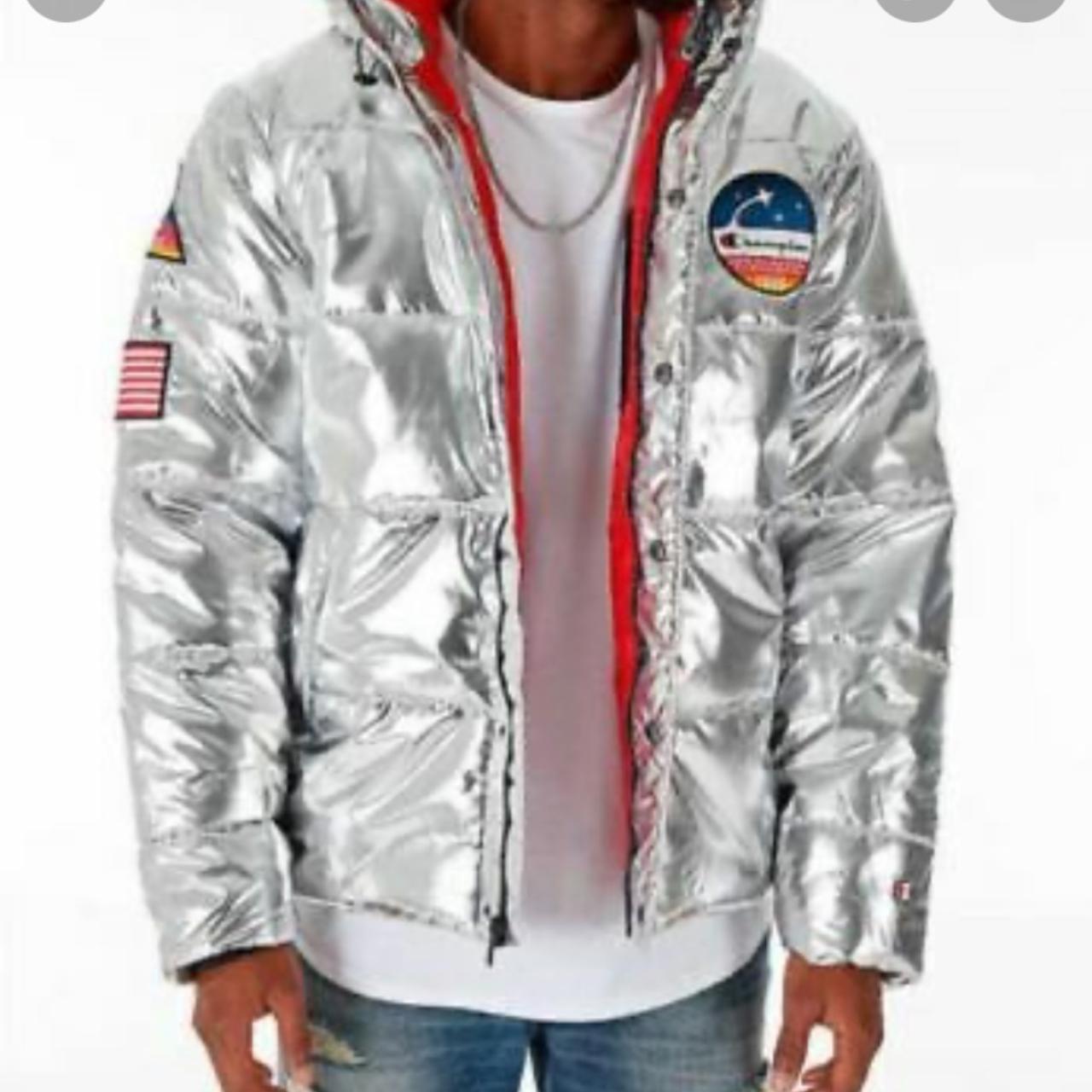 Limited edition silver x puffer... - Depop