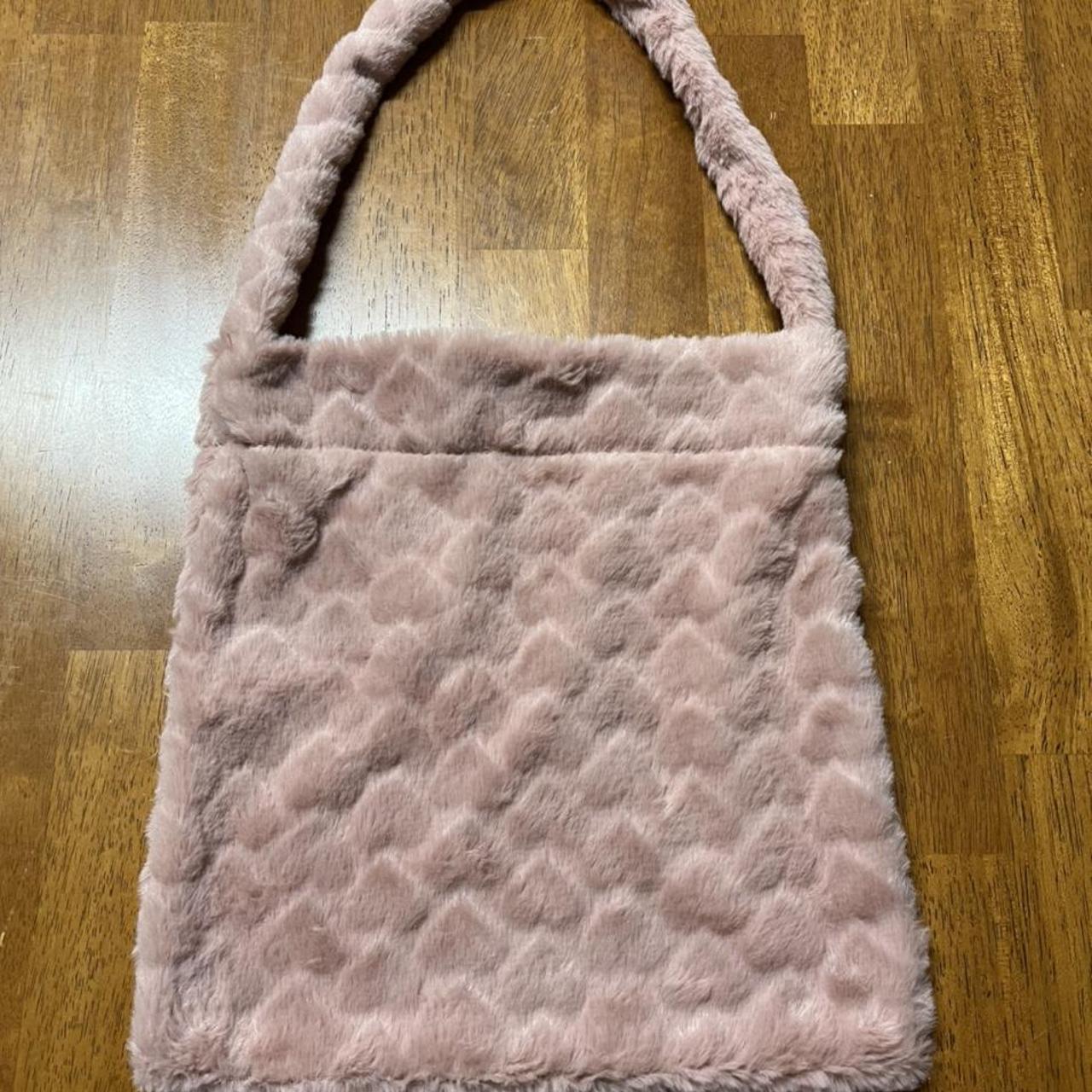 fluffy tote bag depop