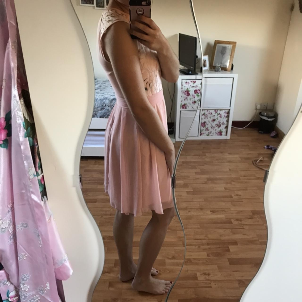 Little Mistress wedding guest Label says Depop