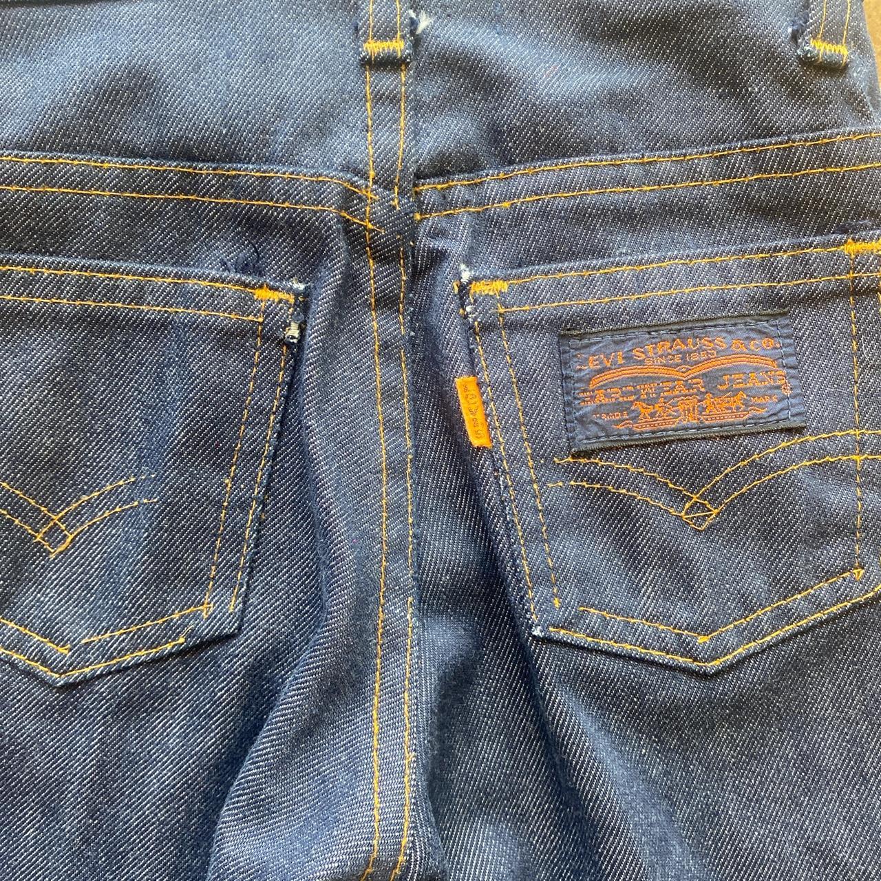 Vintage 1970s kids bell bottoms Orange tab Levi’s... - Depop