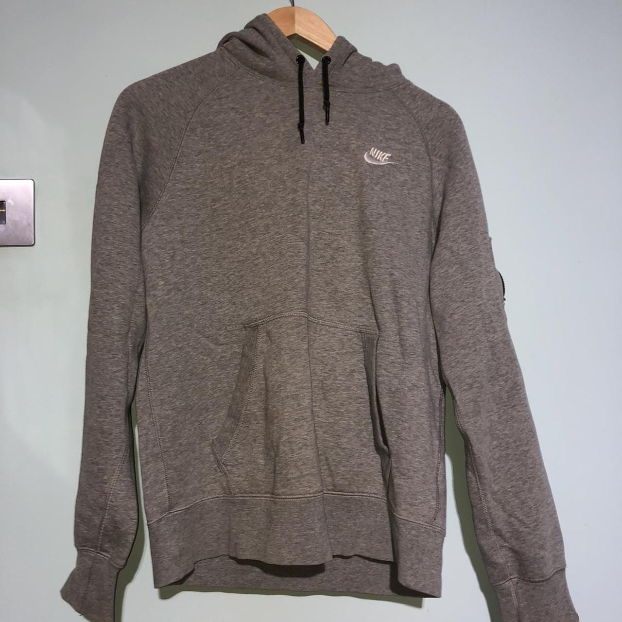 Nike grey hoodie Good condition, little wear and... - Depop