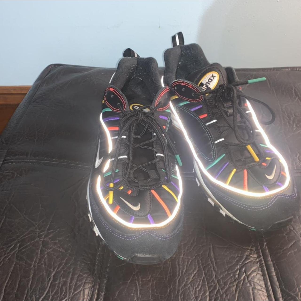 mens multi coloured trainers