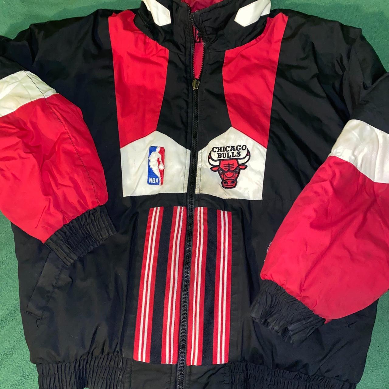 Vintage Chicago Bulls Pro Player NBA Sweatshirt Embroidered Logo Jordan  Mens L