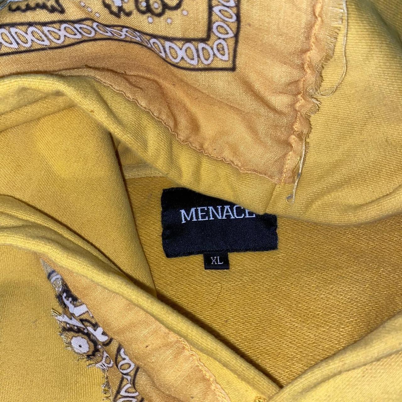 Hype Men's Yellow and Black Hoodie (4)