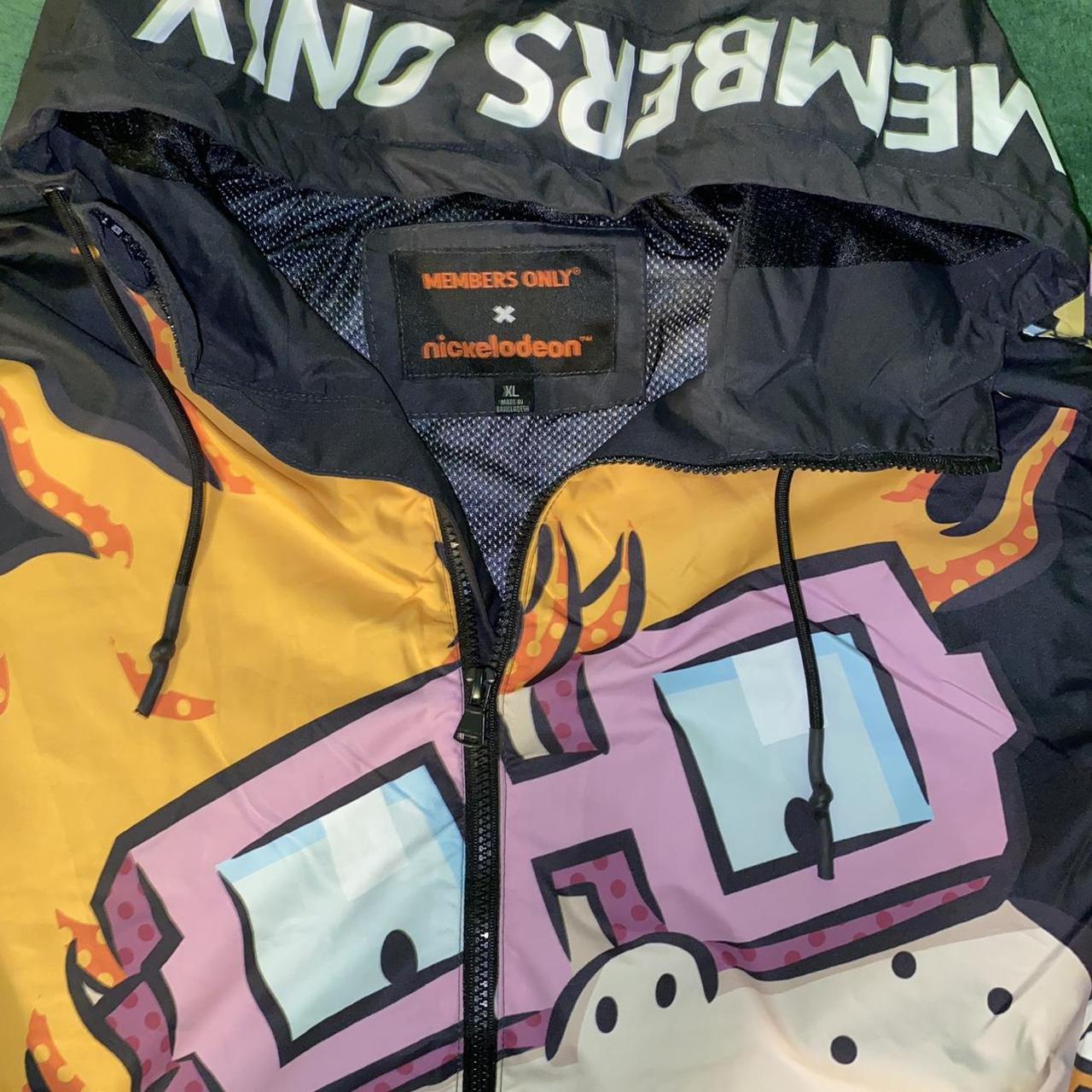 Members Only x Nickelodeon Rugrats Orange Windbreaker buy Jacket Men’s Size XL New