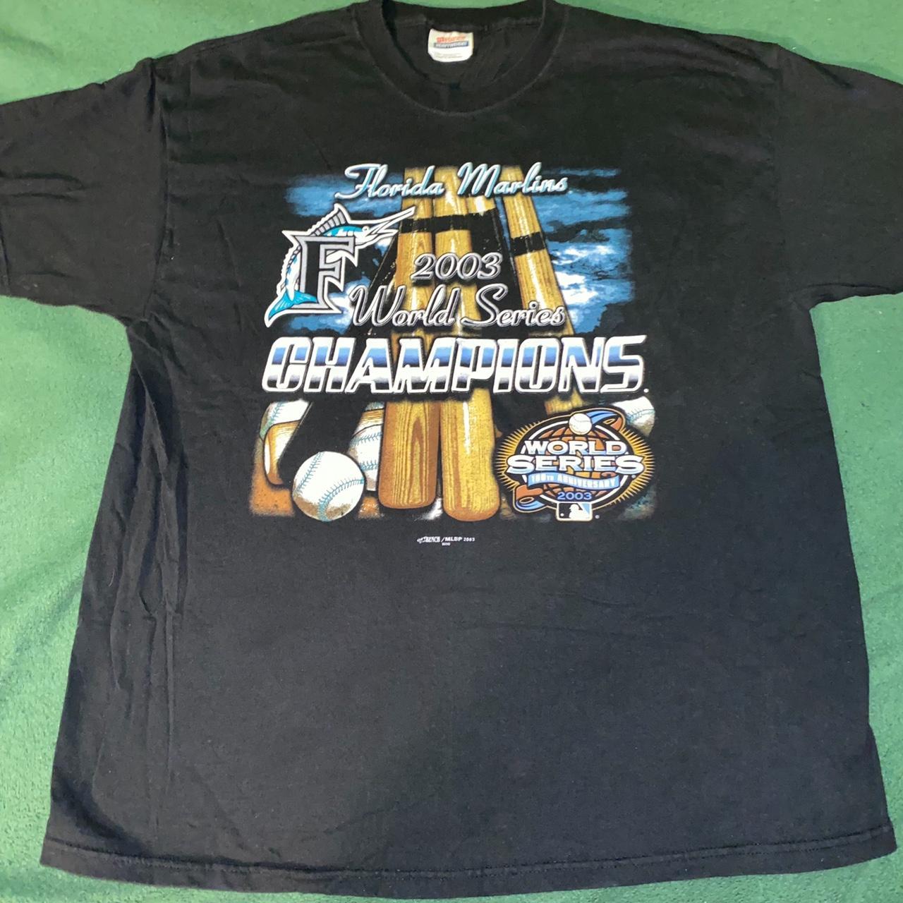 03' Florida Marlins World Series Champions Vintage T-Shirt