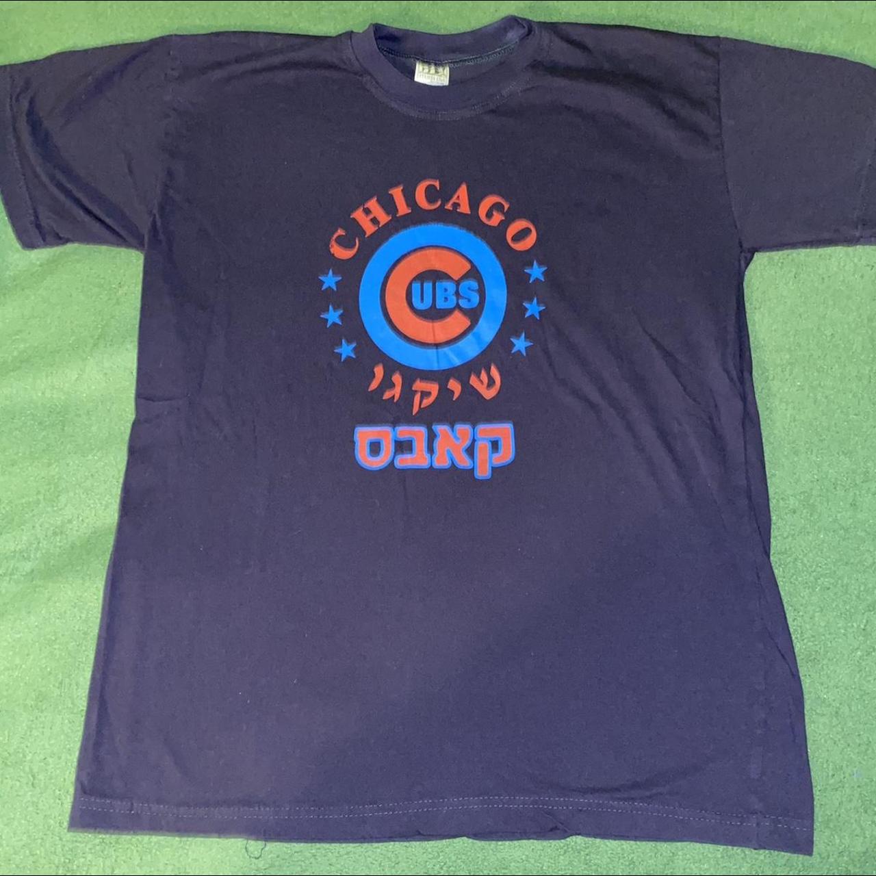 Vintage Chicago Cubs Tee hard to find item, red - Depop