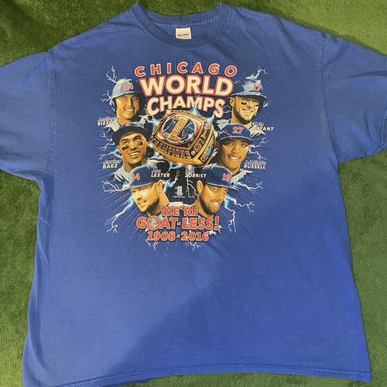 2016 Chicago Cubs MLB Champions T-Shirt