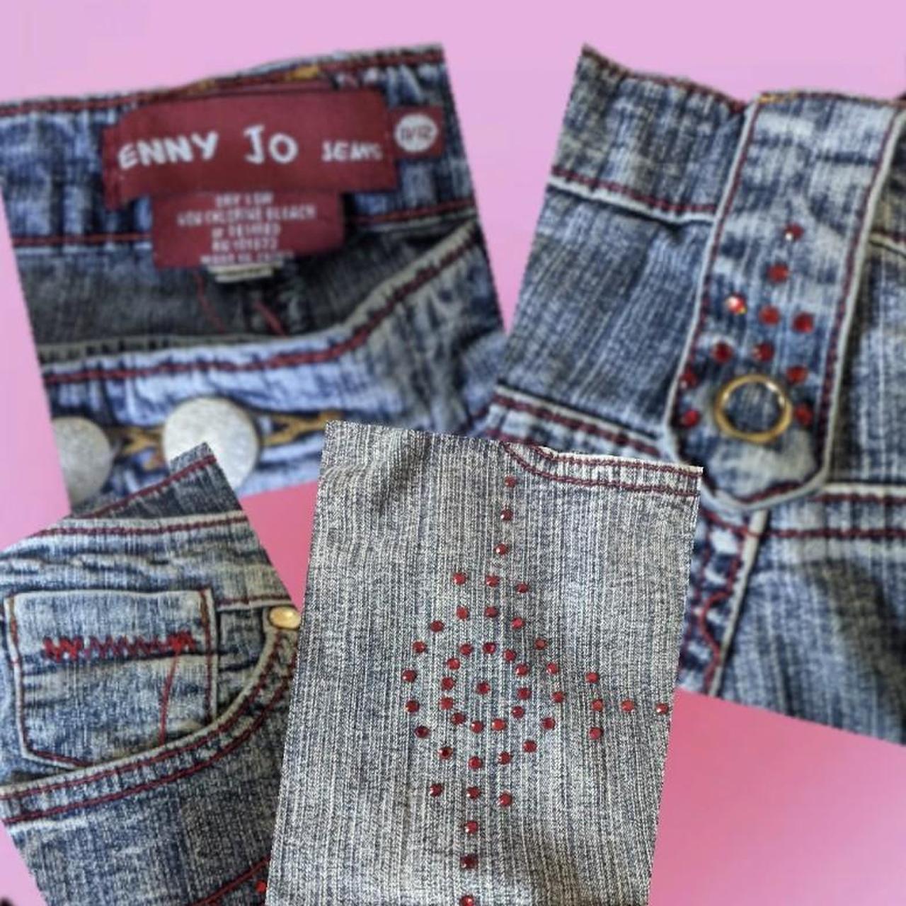 ୨୧⋆ ˚｡The most adorable bedazzled Jenny Jo flare... - Depop