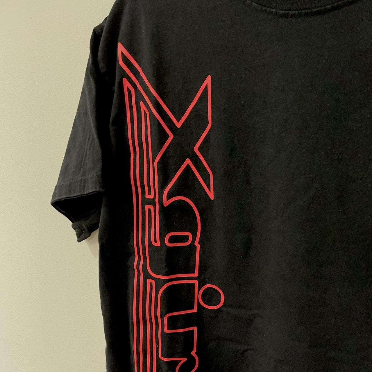 X-Girl  Women's Black and Red T-shirt (2)