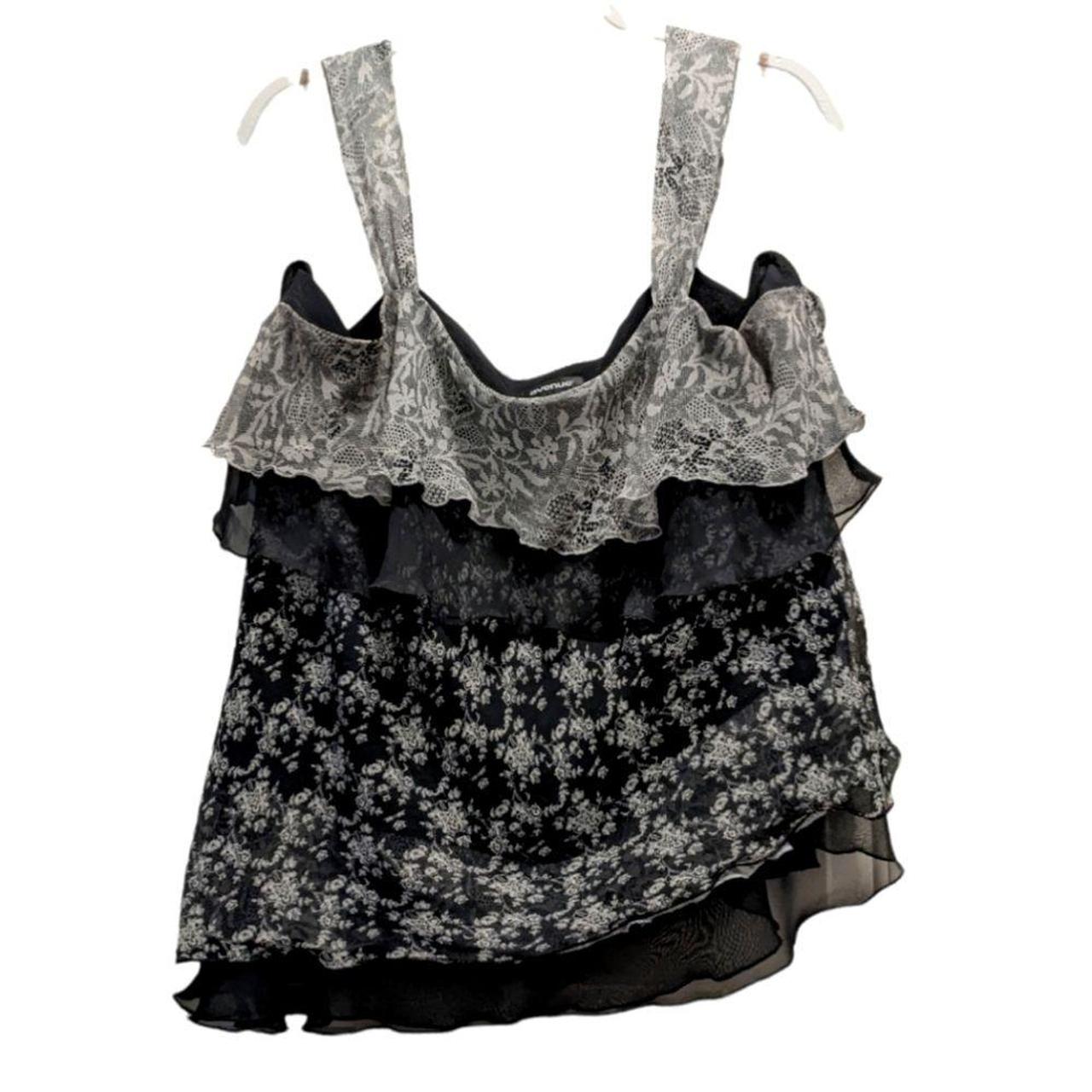 Product Image 1 - Avenue Pure Silk Black White