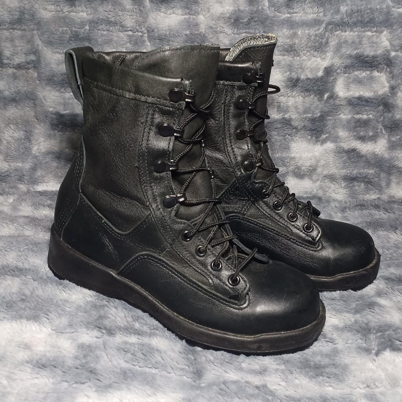 Wellco Military Vibram Combat Boots CONDITION:... - Depop