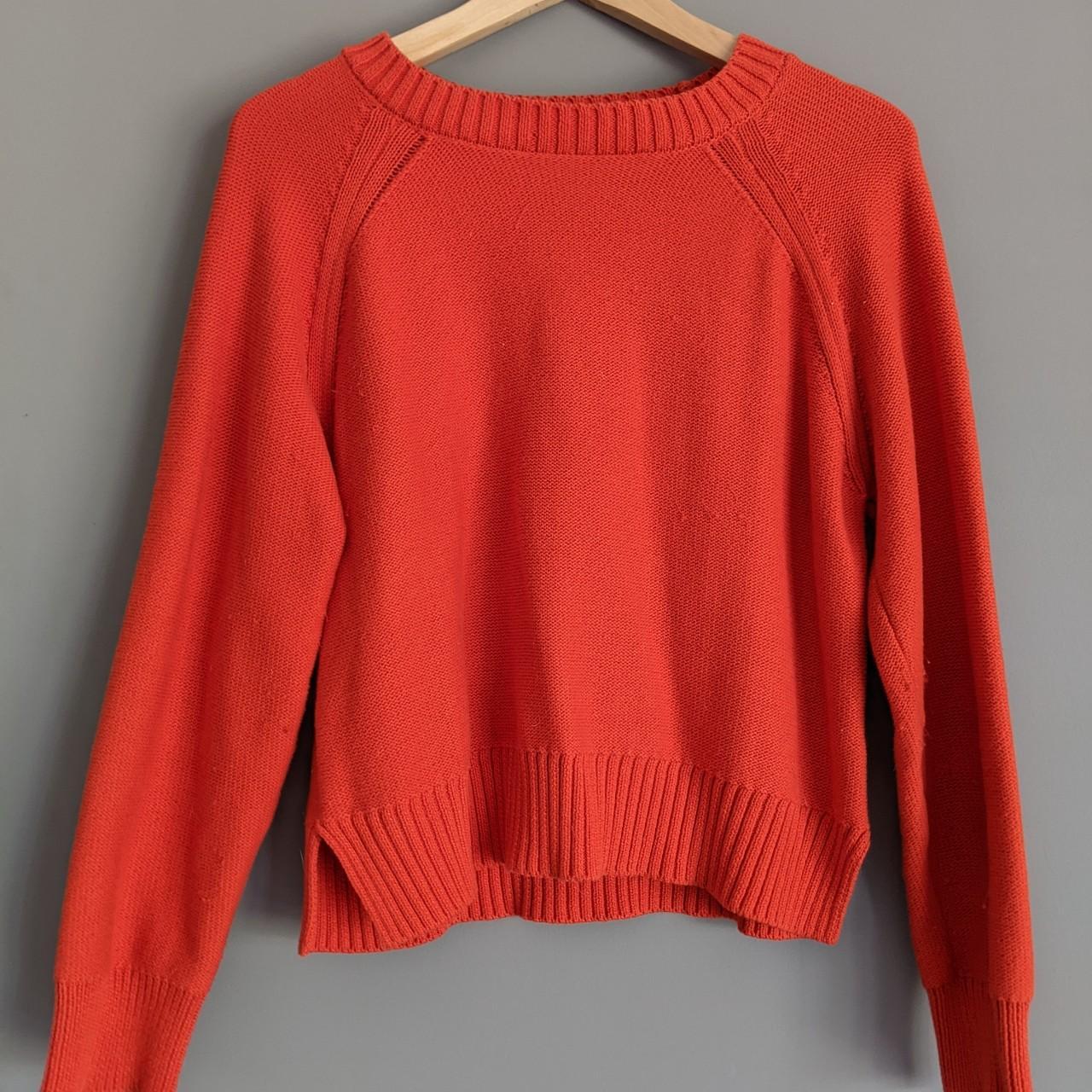 Gorman red knit jumper sweater. Size 10. 57% cotton... - Depop