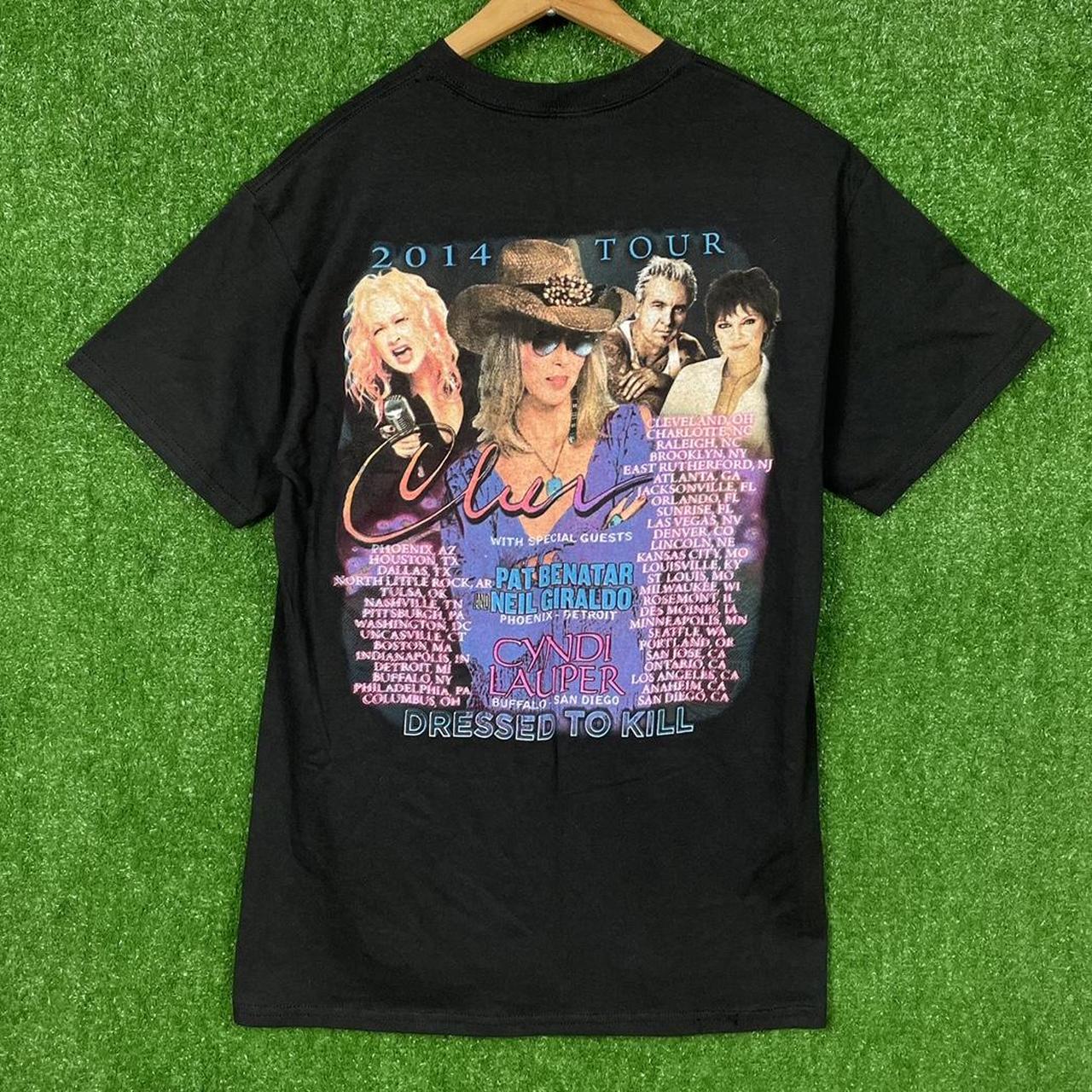 Cher Dressed To Kill Tour Concert Tee Depop