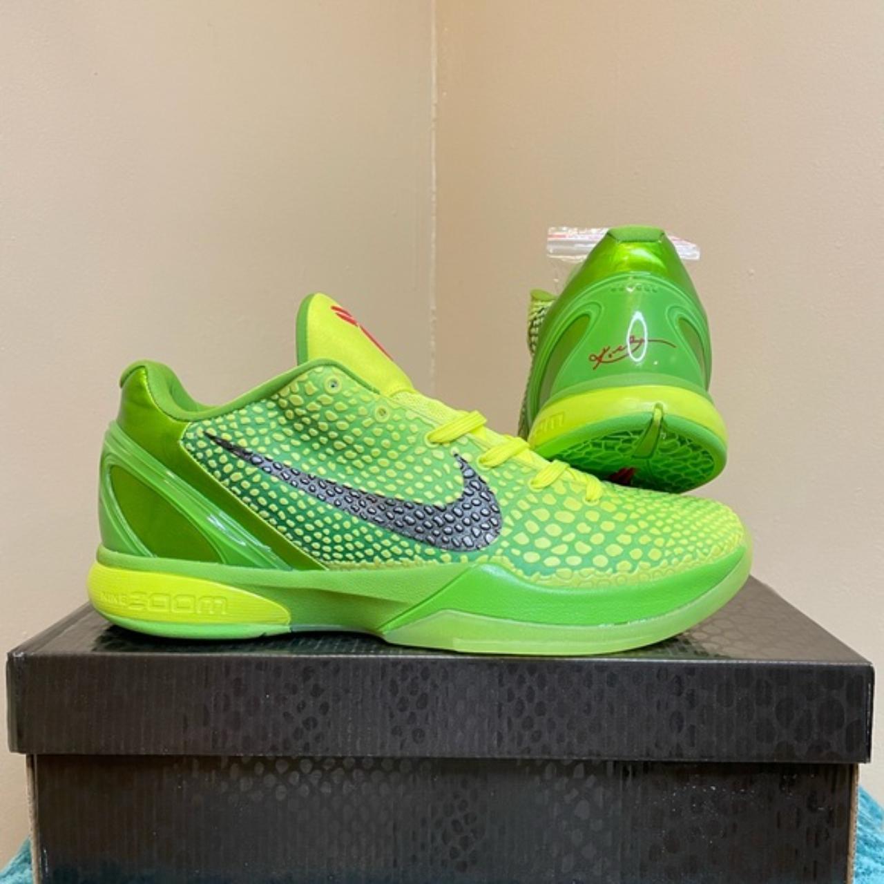 Zoom Kobe 6 Protro 'Grinch' Nike opened a new... - Depop